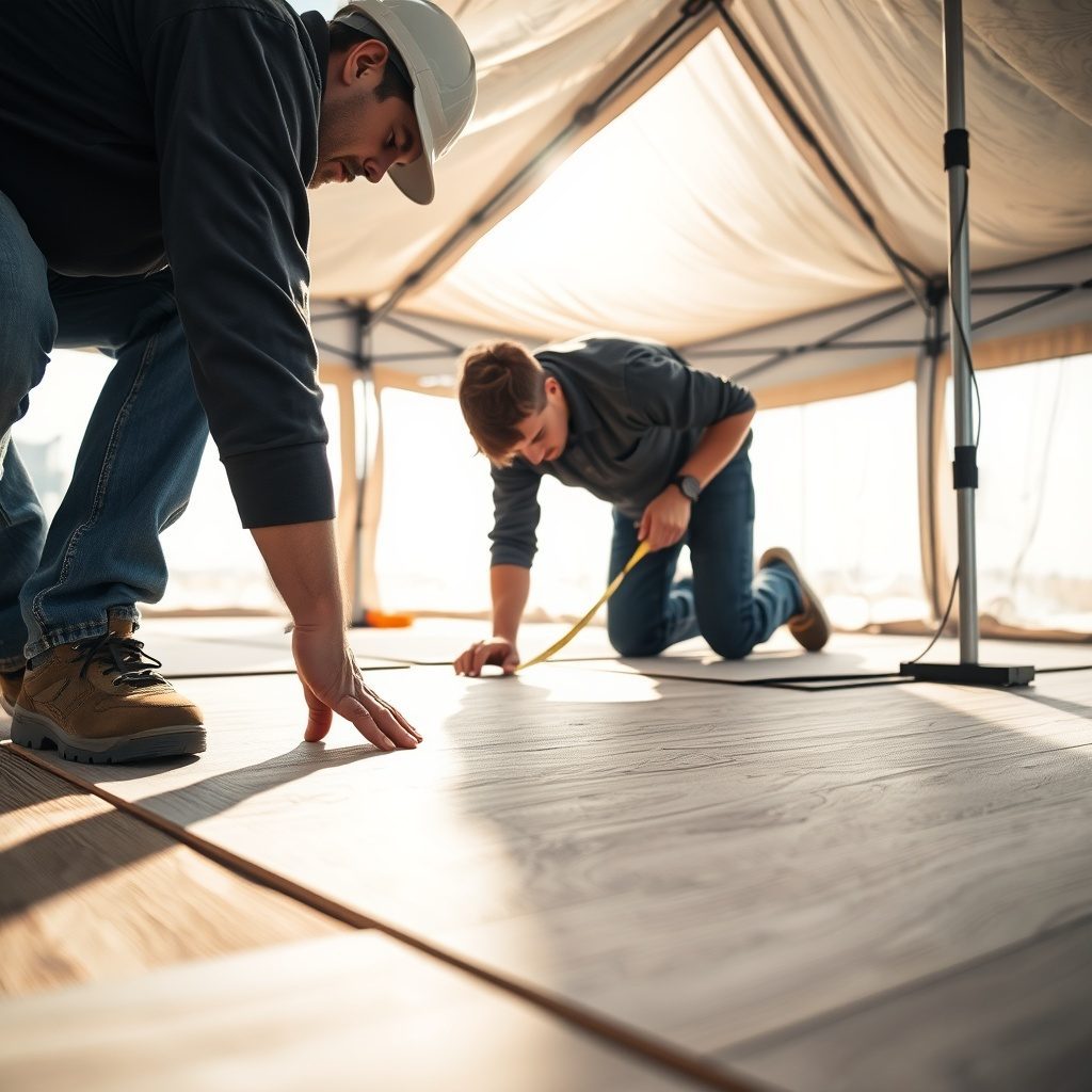 Site survey for event planning